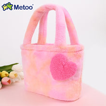 Load image into Gallery viewer, Metoo Unicorn Color Tote Bag Cute Plush Bag Girls Fashionable Handbag Book Bag Birthday Gifts
