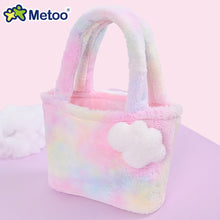 Load image into Gallery viewer, Metoo Unicorn Color Tote Bag Cute Plush Bag Girls Fashionable Handbag Book Bag Birthday Gifts
