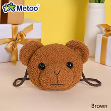 Load image into Gallery viewer, Metoo Plush Bear Sling Bag Cute Plush Phone Bag Girls Plush Mini Bag Coins Purse Birthday Gifts Crossbody Bag

