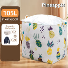 Load image into Gallery viewer, 100L Folding Laundry Basket Round Storage Bin Drawstring Bag Large Hamper Collapsible Clothes Toy Basket Bucket Organizer
