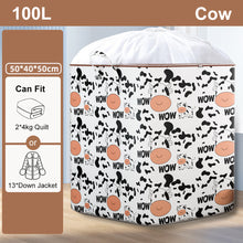 Load image into Gallery viewer, 100L Folding Laundry Basket Round Storage Bin Drawstring Bag Large Hamper Collapsible Clothes Toy Basket Bucket Organizer
