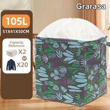 Load image into Gallery viewer, 100L Folding Laundry Basket Round Storage Bin Drawstring Bag Large Hamper Collapsible Clothes Toy Basket Bucket Organizer
