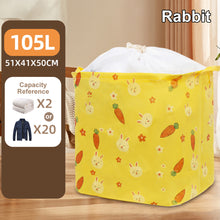 Load image into Gallery viewer, 100L Folding Laundry Basket Round Storage Bin Drawstring Bag Large Hamper Collapsible Clothes Toy Basket Bucket Organizer
