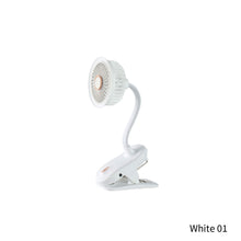 Load image into Gallery viewer, Portable Mini Hand Clip Fan USB Rechargeable Quiet Desktop Electric Fan High Quality Student Dormitory Small Cooling Fan
