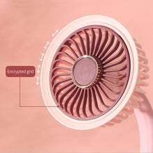 Load image into Gallery viewer, Portable Mini Hand Clip Fan USB Rechargeable Quiet Desktop Electric Fan High Quality Student Dormitory Small Cooling Fan
