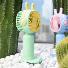 Load image into Gallery viewer, Handheld Mini Fan Portable Desktop USB Charging Fan One Putton Switch Summer Cooling Fan for Home Outdoor

