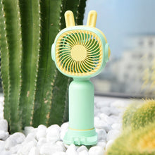 Load image into Gallery viewer, Handheld Mini Fan Portable Desktop USB Charging Fan One Putton Switch Summer Cooling Fan for Home Outdoor
