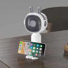 Load image into Gallery viewer, Handheld Mini Fan Portable Desktop USB Charging Fan One Putton Switch Summer Cooling Fan for Home Outdoor
