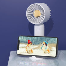 Load image into Gallery viewer, Handheld Mini Fan Portable Desktop USB Charging Fan 3 Speeds Adujustable Summer Cooling Fan for Home Outdoor
