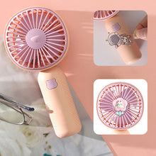 Load image into Gallery viewer, 400mah Mini Portable USB Rechargeable Fan Handheld Electric Fans Silent Pocket Cooling Fan Office Desktop Student Dormitory
