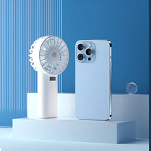 Load image into Gallery viewer, Portable Mini Fan Handheld Fans Battery Powered Summer Outdoor Air Cooling Fan Silent Pocket Cooling Fan Office Student Dormitory
