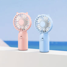 Load image into Gallery viewer, Handheld Mini Fan Portable Desktop USB Charging Fan Summer Air Cooling Fan Silent Pocket Cooling Fan for Office Student Dormitory
