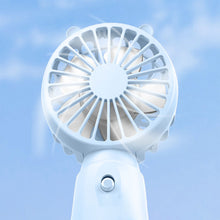 Load image into Gallery viewer, Handheld Mini Fan Portable Desktop USB Charging Fan Summer Air Cooling Fan Silent Pocket Cooling Fan for Office Student Dormitory
