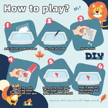 Load image into Gallery viewer, Kids Handmade DIY Magic Water Elves Kit Set Toys Craft Painting Stickers Ocean Mold Magic Water Elf Education Montessori Toy
