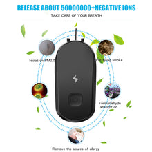 Load image into Gallery viewer, Air Purifier Necklace For Pink Applicable Women / Kids / Adults Pink Ionizer Necklace 100 Million Negative Ion air revitalizer
