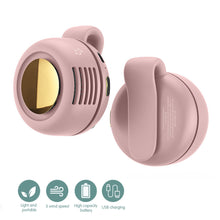 Load image into Gallery viewer, Outdoor Portable Lazy Clip-On Hanging Waist Small Whirlwind Fan USB Rechargeable Silent Mini Fan
