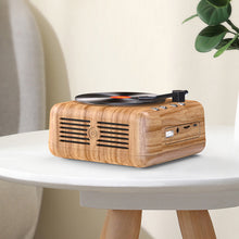 Load image into Gallery viewer, Retro record player wireless bluetooth speaker Multifunction Mini Audio
