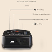 Load image into Gallery viewer, Retro record player wireless bluetooth speaker Multifunction Mini Audio
