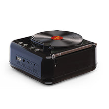 Load image into Gallery viewer, Retro record player wireless bluetooth speaker Multifunction Mini Audio
