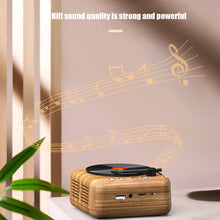 Load image into Gallery viewer, Retro record player wireless bluetooth speaker Multifunction Mini Audio
