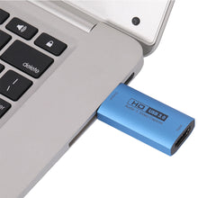 Load image into Gallery viewer, 4K USB 3.0 HDMI-compatible Video Capture For Card Live Streaming Box Audio Video Recording for PS4 XBOX Phone Game DVD HD Camera
