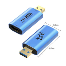 Load image into Gallery viewer, 4K USB 3.0 HDMI-compatible Video Capture For Card Live Streaming Box Audio Video Recording for PS4 XBOX Phone Game DVD HD Camera
