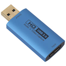 Load image into Gallery viewer, 4K USB 3.0 HDMI-compatible Video Capture For Card Live Streaming Box Audio Video Recording for PS4 XBOX Phone Game DVD HD Camera
