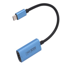 Load image into Gallery viewer, USB-C Video Capture Card 4K 1080P HDMI-Compatible to USB Video Game Grabber Record for PC Game Camera Recording Live Streaming
