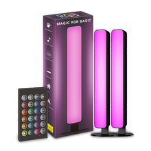 Load image into Gallery viewer, Music Light Bar Bluetooth RGB Desk Atmosphere Lamp 2pack Game TV Wall Computer Decoration Music Rhythm Night Light
