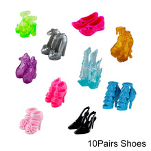 Load image into Gallery viewer, Dress Jewelry for 30cm Doll Accessories Doll Dressing Shoes Bags Doll Clothes Hanger Kids Pretand Play Toys Girls Gifts
