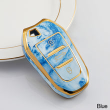 Load image into Gallery viewer, TPU Car Key Box Cover Protection Jade Pattern 3 Keys For Peugeot 308 408 508 2008 3008 4008 5008 Citroen C4 C4L C6 C3-XR
