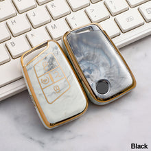 Load image into Gallery viewer, TPU Car Key Box Cover Protection 5 Keys Jade Pattern For Volkswagen VW Golf 7 MK7 Tiguan Mk2 for Skoda Octavia A7 Kodiaq 2017-2023
