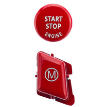 Load image into Gallery viewer, 1PC/2Pcs/3Pcs Car Steering Wheel M Alphabet Mode &amp; Start Stop Engine Button Replacement Fit For BMW 3 Series E90 E92 E93 M1 M2 M3 M4 M5 2007-2013
