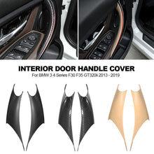 Load image into Gallery viewer, 1Pc Car Interior Door Handle Pull Protective Cover ABS Left Right For BMW 3 4 Series F30 F35 GT320li 2013 - 2019
