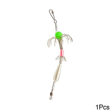 Load image into Gallery viewer, 1/5/10Pcs Squid Hook Squid Jigs Sea Fishing Octopus Hook Luminous Squid Umbrella Hook Fishing Lure Calamary Bait Catcher
