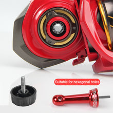 Load image into Gallery viewer, Aluminium Alloy Spinning Reel Stand Lightweight Balancer Fishing Reel Spinning Handle Stabilizer
