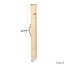 Load image into Gallery viewer, Folding Portable Canvas Fishing Rod Bag Storage Bag Fishing Tackle Storage Bag Large Capacity Fishing Gear Accessories
