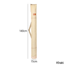 Load image into Gallery viewer, Folding Portable Canvas Fishing Rod Bag Storage Bag Fishing Tackle Storage Bag Large Capacity Fishing Gear Accessories
