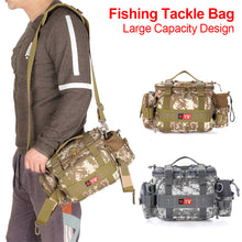 Load image into Gallery viewer, Outdoor Waterproof Fish Lures Gear Storage Waist Pack Multifunctional Fishing Tackle Bags Single Shoulder Crossbody Fishing Bag
