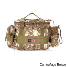 Load image into Gallery viewer, Outdoor Waterproof Fish Lures Gear Storage Waist Pack Multifunctional Fishing Tackle Bags Single Shoulder Crossbody Fishing Bag
