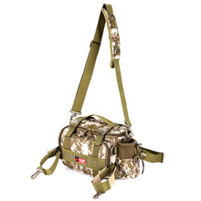 Load image into Gallery viewer, Outdoor Waterproof Fish Lures Gear Storage Waist Pack Multifunctional Fishing Tackle Bags Single Shoulder Crossbody Fishing Bag
