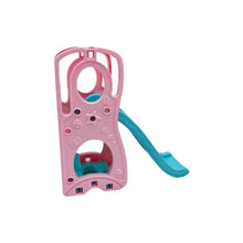 Load image into Gallery viewer, Macaron Color Swing &amp;Slippery Slide Set for Kid Doll Kids Pretand Play Toys Girls Gifts Accessories
