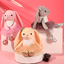 Load image into Gallery viewer, 39cm Cute Ballet Rabbit Plush Toy Long Ear Soft Stuffed Bunny Doll Sleeping Toy Girls Kids Baby Plush Animal Birthday Gifts
