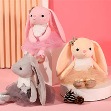 Load image into Gallery viewer, 39cm Cute Ballet Rabbit Plush Toy Long Ear Soft Stuffed Bunny Doll Sleeping Toy Girls Kids Baby Plush Animal Birthday Gifts
