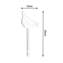 Load image into Gallery viewer, Automatic Flower Watering Device Plant Waterer Self Watering Globes Bird Shape Hand Blown ClearPlastic Aqua Bulbs
