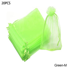 Load image into Gallery viewer, 20PCS Grape Fruit Protection Bags Garden Drawstring Netting Mesh Bags Anti-Bird For Plant Fruit Trees Organza Bags
