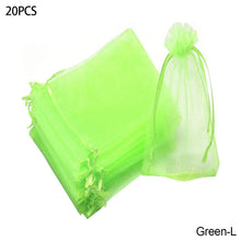 Load image into Gallery viewer, 20PCS Grape Fruit Protection Bags Garden Drawstring Netting Mesh Bags Anti-Bird For Plant Fruit Trees Organza Bags
