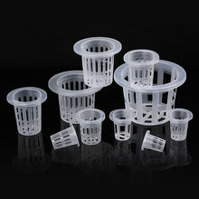 Load image into Gallery viewer, 50Pcs Hydroponic colonization Mesh Pot Net Cup Basket Hydroponic Aeroponic Planting Grow Clone Nursery Plant Soilless
