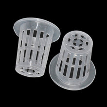 Load image into Gallery viewer, 50Pcs Hydroponic colonization Mesh Pot Net Cup Basket Hydroponic Aeroponic Planting Grow Clone Nursery Plant Soilless
