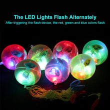 Load image into Gallery viewer, Glowing Bouncy Ball Colorful Flash Jumping Ball Children Luminous Toys Kids LED Glitter Elastic Ball Lato Lato Toys

